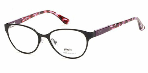 Candie's Designer Eyeglasses CA0139-083 in Matte Black 50 mm