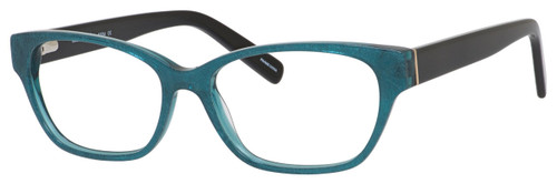 Marie Claire Designer Eyeglasses MC6224-TLB in Teal Black 54mm