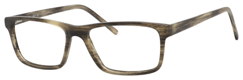 Esquire Rectangular Frame Eyeglasses EQ1527 in Moss/Brown-53mm