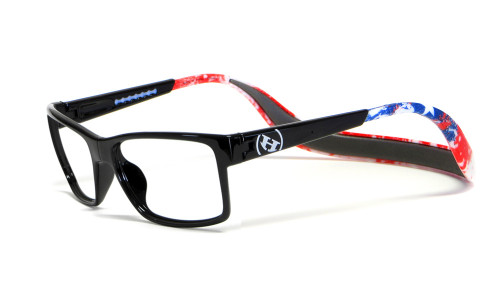 Hoven Eyewear MONIX in Black with American Flag Graphic