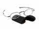 Spec-Fold Folding Ultra Compact Reading Glasses w/Case Silver&Corning Glass Lens