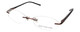 Jones NY J133 Designer Rimless Metal Reading Glasses 48mm 80 Color&Power Options