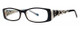 Calabria Vivid 695 Designer Reading Glasses Black-White CHOOSE FROM 22 STRENGTHS