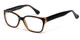 Soho Vivid Authentic 118 Black-Brown Layer Crystal 55mm Designer Reading Glasses