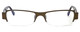 Harry Lary's French Optical Eyewear Negativy Reading Glasses in Bronze (C52)