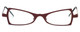 Harry Lary's French Optical Eyewear Kandy in Burgundy Red (707) 21 Power Choices