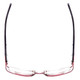 Calabria Designer Reading Glasses 823 Plum Handmade Double Layer Acetate&Crystal