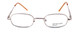 Calabria Kids Fit Metal Flex Designer Reading Glasses 1005 in Pink X-SMALL 44 mm