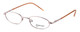 Calabria Kids Fit Metal Flex by Vivid Designer Reading Glasses TT in Pink