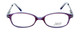 Calabria Vivid Kids Zaps 4 Designer Reading Glasses in Purple 40 mm CHOOSE POWER