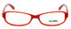 Bollé Matignon Designer Reading Glasses w/Case Candy Cane Red 52 mm Spring Hinge