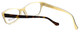 Calabria Splash Designer Reading Glasses SP59 in Demi-Brown Tortoise Ivory White