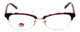 Silver Dollar Designer Reading Glasses CafÃ© 3194 in Fuschia Marble 52mm