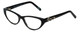 Cinzia Designer Reading Glasses CBR04 in Black 51mm