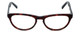 Cinzia Designer Reading Glasses Libertine C3 in Merlot Tortoise 50mm