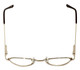 Flex Collection Authentic Designer Reading Glasses FL-75 Gold 41mm in 22 Powers