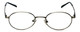Calabria Metal Flex Designer Reading Glasses Model M in Ant-Pewter 48mm X-SMALL