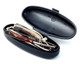 R079 Mini Folding Reading Glasses w/ Case in Gold