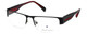 Argyleculture Designer Reading Glasses Rollins in Black-Red