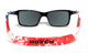 Hoven Eyewear MONIX in Black American Flag with Gloss Grey & Sky Blue Polarized