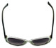 Vera Wang Designer Sunglasses V284 in Kelly Crystal Frame & Grey Gradient Lens 5