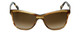Vera Wang Designer Sunglasses V419 in Brown Frame & Brown Gradient Lens 55mm