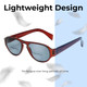 Calabria 4370SB Bi-Focal Reading Sunglasses 35 Colors & Powers Black/Red/Brown +