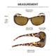 Calabria 645SB Bi-Focal Sunglass Reading Glasses Marble Tortoise 60mm 20 OPTIONS