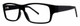 Calabria Soho 1002 Matte Black Designer Eyeglasses :: Custom Left & Right Lens