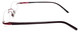 Jones NY Designer Eyeglasses J133 in Burgundy :: Custom Left & Right Lens