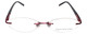 Jones NY Designer Eyeglasses J133 in Burgundy :: Custom Left & Right Lens