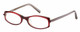 Jones NY Designer Eyeglasses J203 in Red Brown Horn :: Custom Left & Right Lens