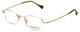 Lucky Brand Designer Eyeglasses Miles in Brushed Gold :: Custom Left & Right Lens