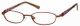 Seventeen Designer Eyeglasses 5334 in Brown :: Custom Left & Right Lens