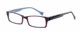 Ink Eyeglasses Hue in Purple Denim :: Custom Left & Right Lens