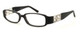 Calabria Viv 693 Black Designer Eyeglasses :: Custom Left & Right Lens