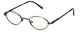 Calabria FL-66 Brown Eyeglasses :: Custom Left & Right Lens