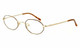 Calabria MetaFlex EE Chrome 41 mm Eyeglasses :: Custom Left & Right Lens