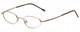 Calabria Trendsetter 20 Gold Eyeglasses :: Custom Left & Right Lens
