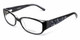 Vera Wang Designer Eyeglasses V088 in Black :: Custom Left & Right Lens