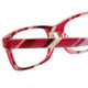 Calabria 857 Designer Eyeglasses in Red :: Custom Left & Right Lens