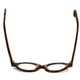 Calabria Designer Eyeglasses Calabria 856 Light Brown :: Custom Left & Right Lens