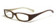 Calabria Viv Kids 119 Designer Eyeglasses in Brown :: Custom Left & Right Lens