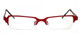 Harry Lary's French Optical Eyewear Clubby Eyeglasses in Red (360) :: Custom Left & Right Lens