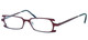 Harry Lary's French Optical Eyewear Terrory in Burgundy (055) :: Custom Left & Right Lens