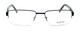 Calabria Optical Designer Eyeglasses "Big And Tall" Style 7 in Black :: Custom Left & Right Lens