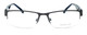 Calabria Expressions Designer Eyeglasses 1020 in Gunmetal :: Custom Left & Right Lens