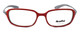 Bollé Neuilly Designer Eyeglasses in Opaque Red w/ Dark Gun :: Custom Left & Right Lens