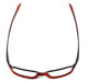 Bollé Neuilly Designer Eyeglasses in Opaque Red w/ Dark Gun :: Custom Left & Right Lens
