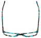 Calabria Splash SP62 Designer Eyeglasses in Turquoise :: Custom Left & Right Lens
